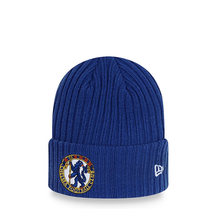 Chelsea FC Heritage Cuff Pipohattu Sininen - New Era Lippikset Tukkukauppa FI-586309
